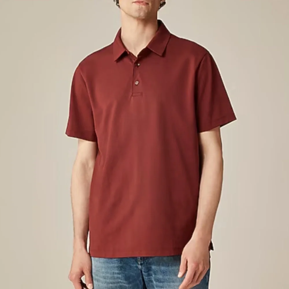 J Crew Classic Performance Polo Light Pink Medium